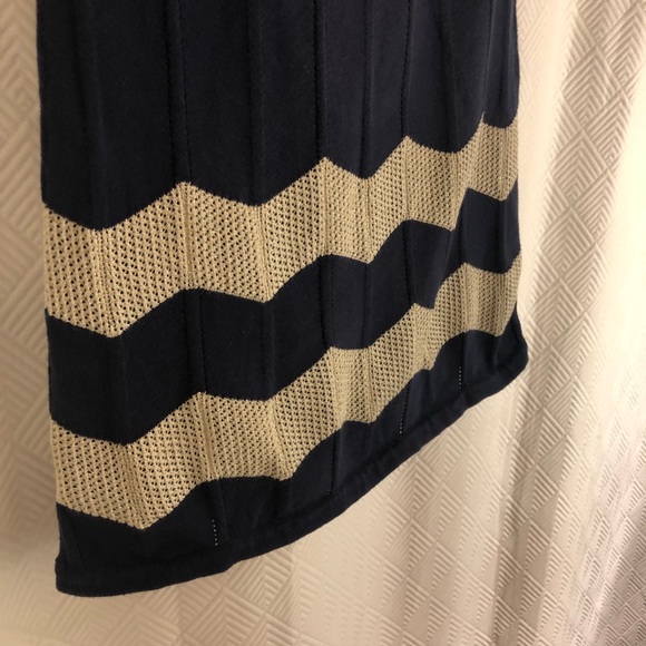Lily Pulitzer navy and gold knit dress size Large - Picture 5 of 6